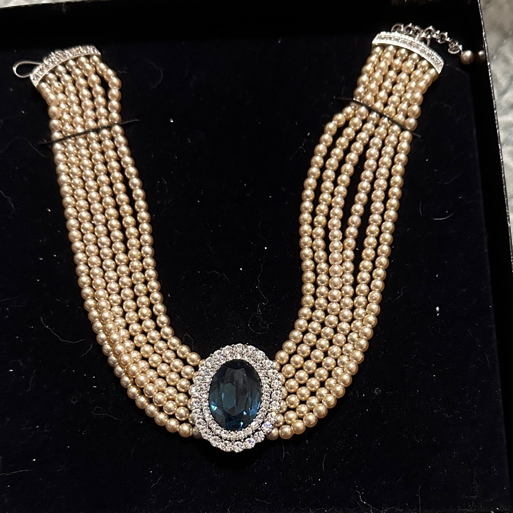 Princess Diana 6 strand Choker Necklace